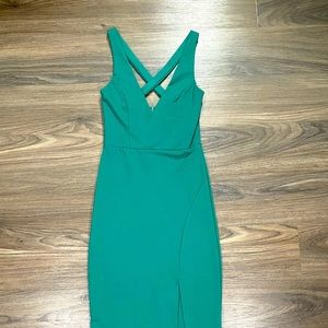Emerald Green Bodycon Dress